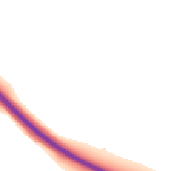 Night-time road noise heatmap for PE28 0QW