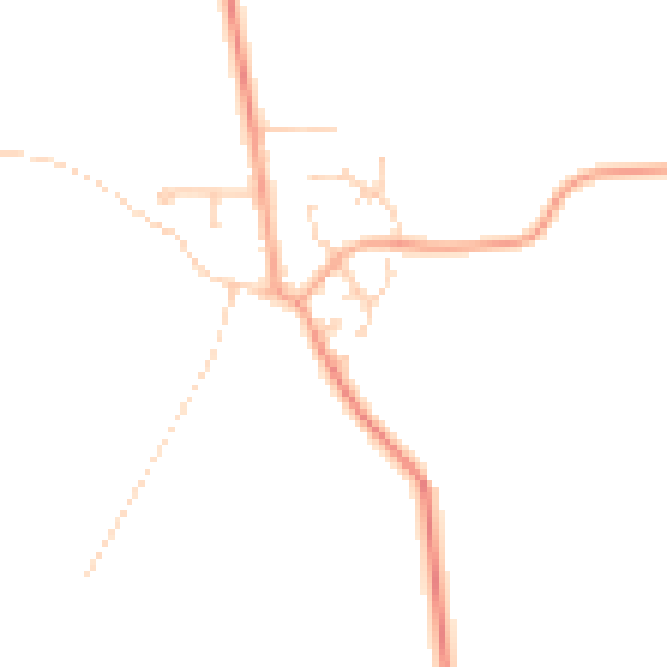 Daytime road noise heatmap for PE28 0UP