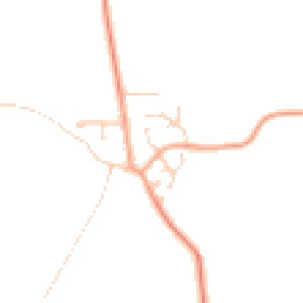 Daytime road noise heatmap for PE28 0UR