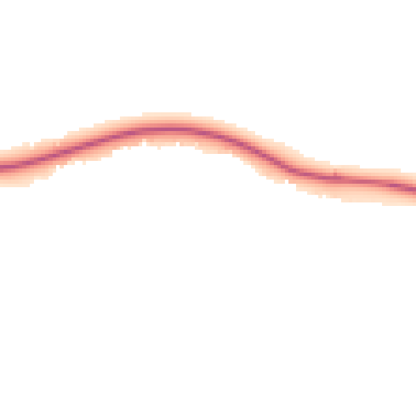 Night-time road noise heatmap for PE28 2AJ