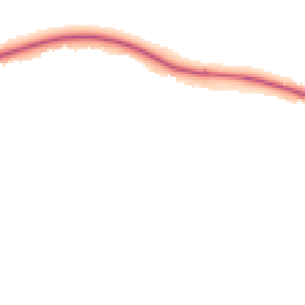 Night-time road noise heatmap for PE28 2AX
