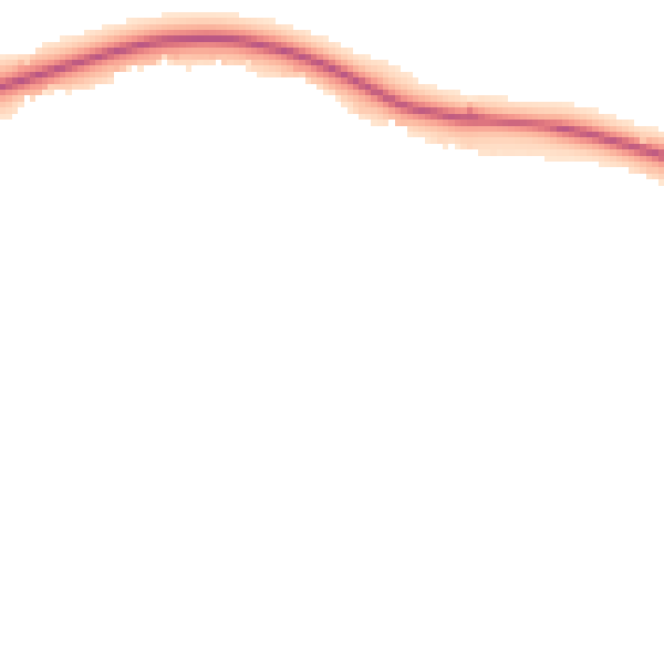 Night-time road noise heatmap for PE28 2AY