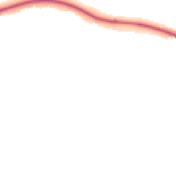 Night-time road noise heatmap for PE28 2BA