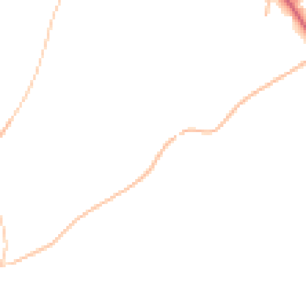 Daytime road noise heatmap for PE28 2LQ