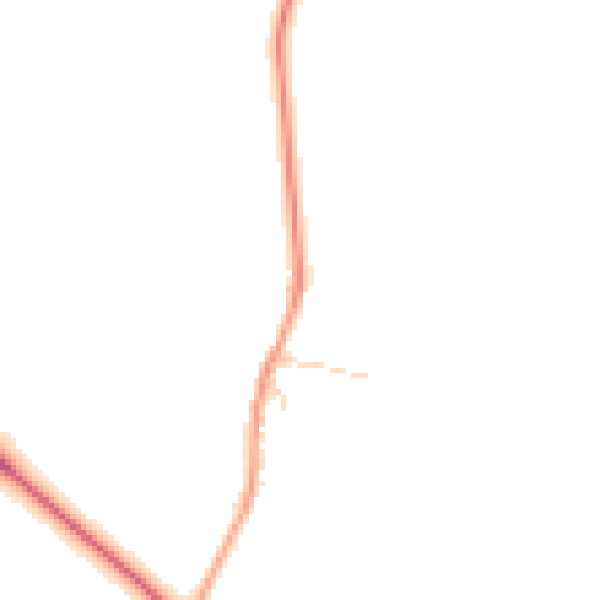 Daytime road noise heatmap for PE28 2NJ