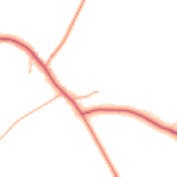Daytime road noise heatmap for PE28 2PD