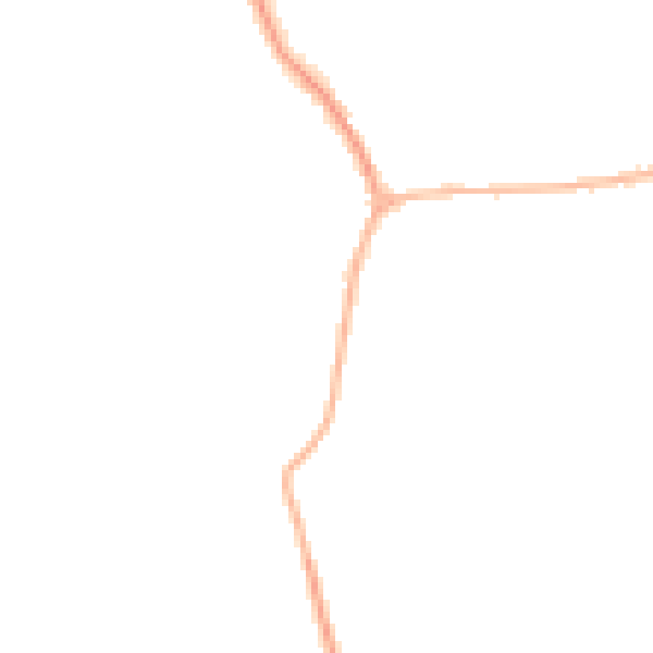 Night-time road noise heatmap for PE28 2RJ