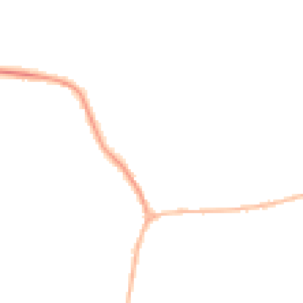 Night-time road noise heatmap for PE28 2RZ