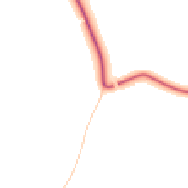 Daytime road noise heatmap for PE28 2WL