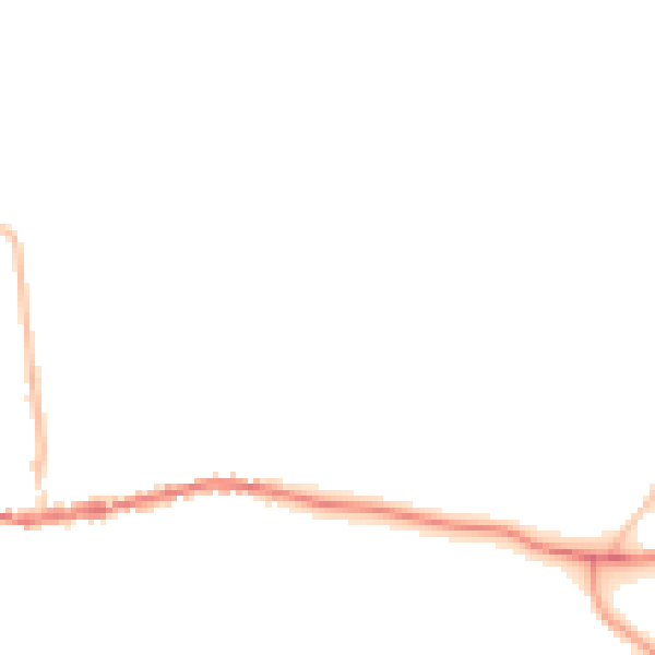 Night-time road noise heatmap for PE28 3QS