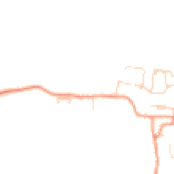 Daytime road noise heatmap for PE28 3XS