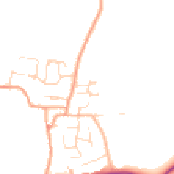 Daytime road noise heatmap for PE28 3XT