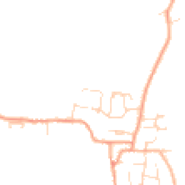 Daytime road noise heatmap for PE28 3XW