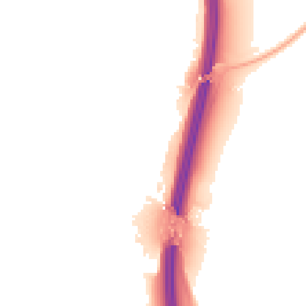 Night-time road noise heatmap for PE28 4DQ