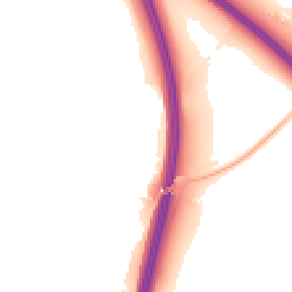 Night-time road noise heatmap for PE28 4EL