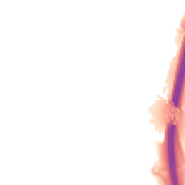 Night-time road noise heatmap for PE28 4ET
