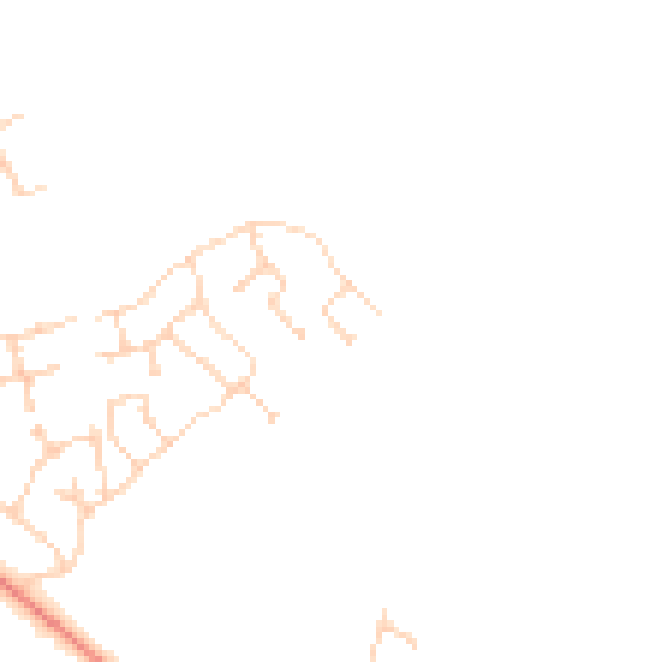 Daytime road noise heatmap for PE28 4GA