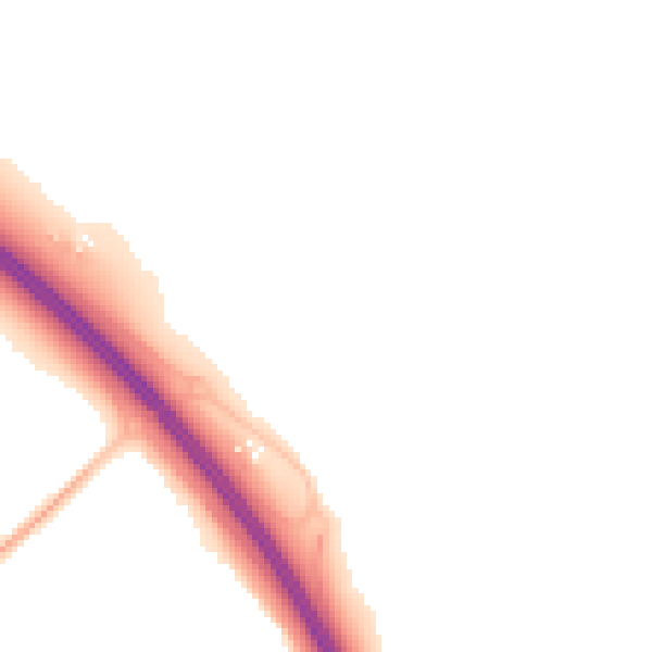 Night-time road noise heatmap for PE28 4HJ