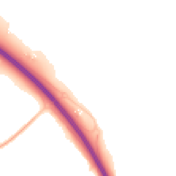 Night-time road noise heatmap for PE28 4HW