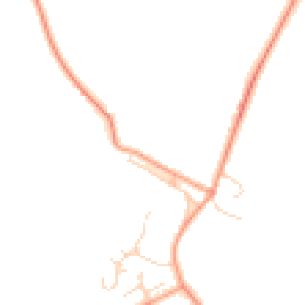 Daytime road noise heatmap for PE28 4JD