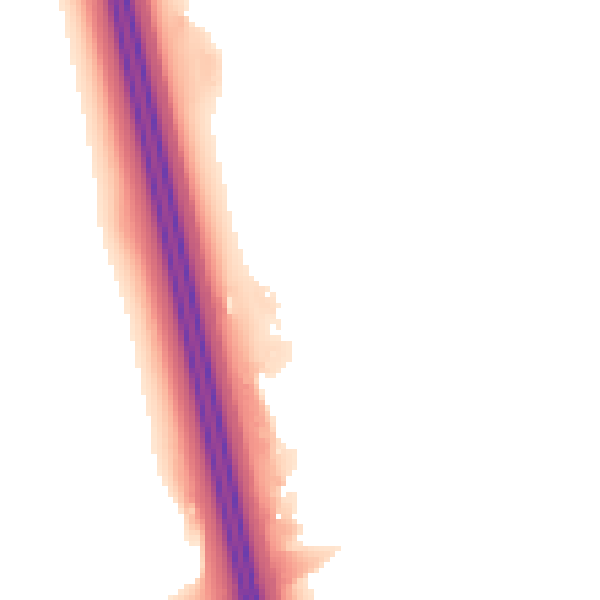 Night-time road noise heatmap for PE28 4JH