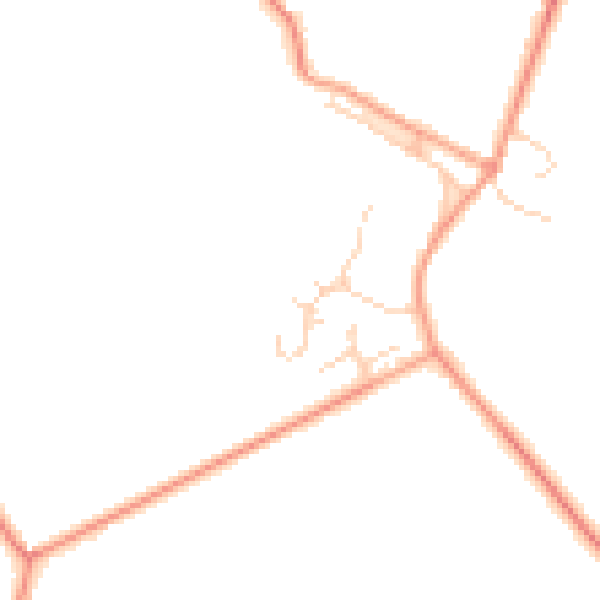 Daytime road noise heatmap for PE28 4LE
