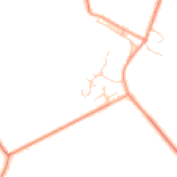 Daytime road noise heatmap for PE28 4LF