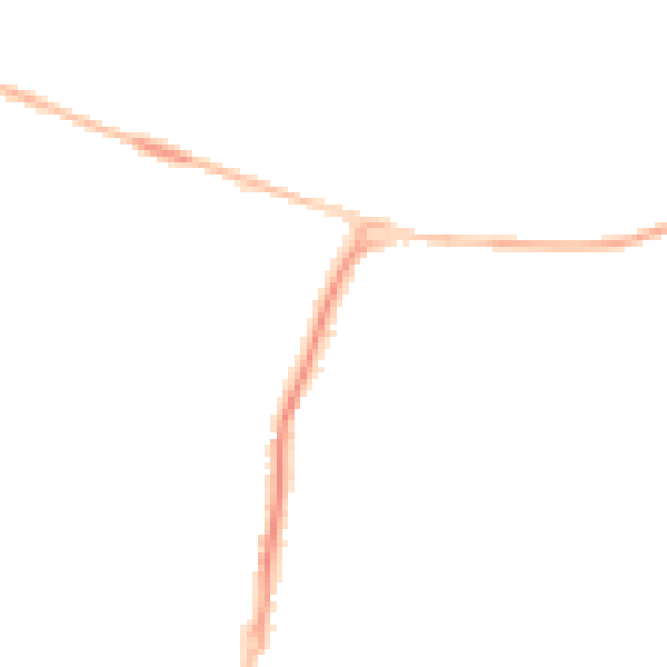 Night-time road noise heatmap for PE28 4PF