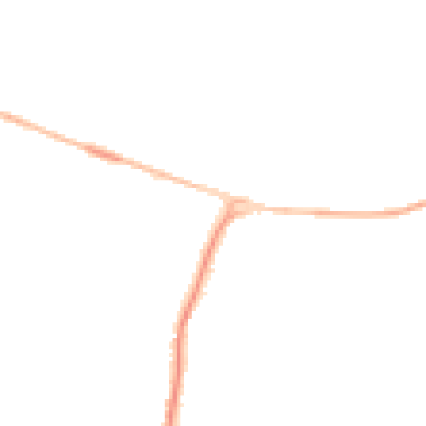 Night-time road noise heatmap for PE28 4PL