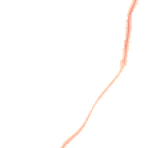 Night-time road noise heatmap for PE28 4QL
