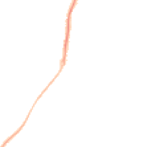 Night-time road noise heatmap for PE28 4UZ