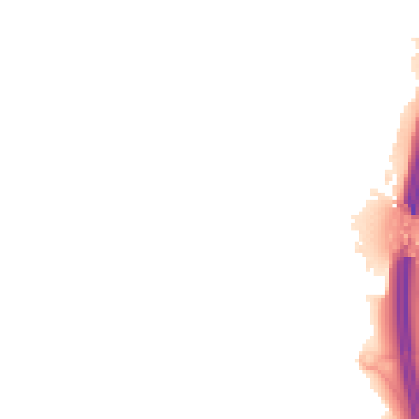 Night-time road noise heatmap for PE28 4WH