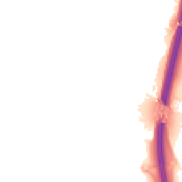 Night-time road noise heatmap for PE28 4WJ