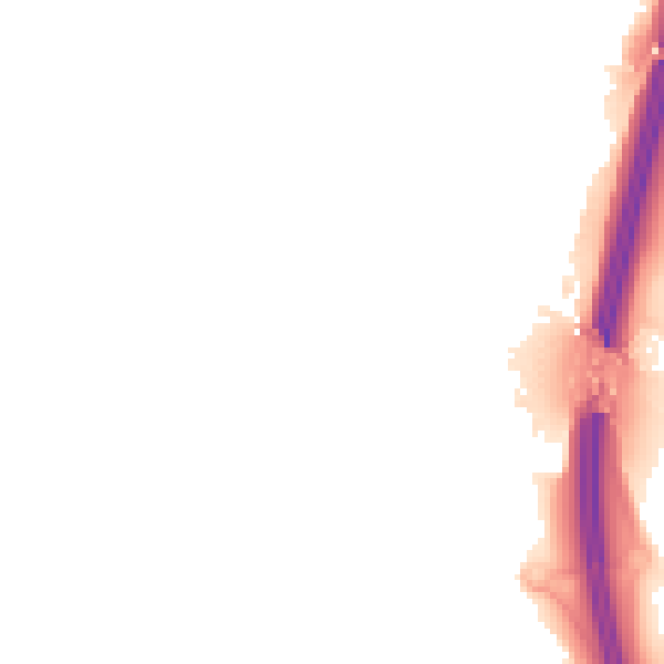Night-time road noise heatmap for PE28 4WL