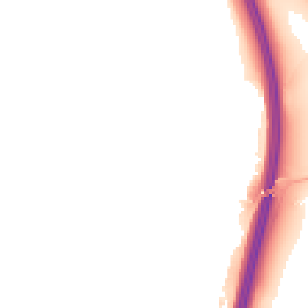 Night-time road noise heatmap for PE28 4WS
