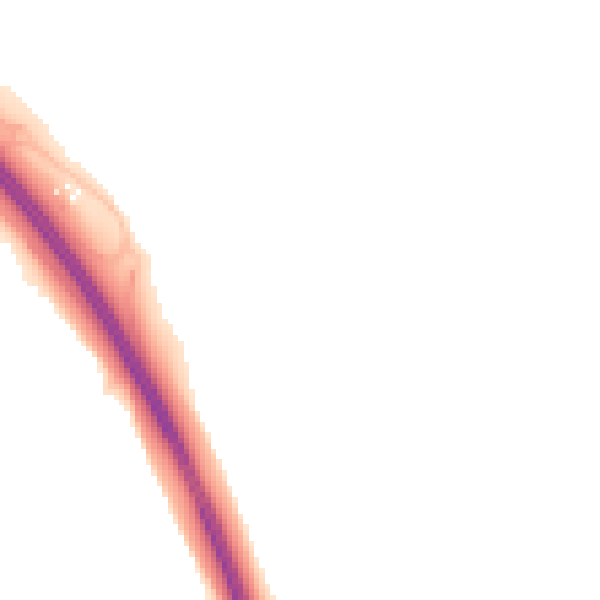 Night-time road noise heatmap for PE28 4XL
