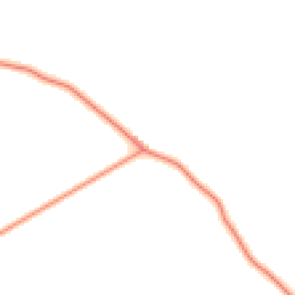 Daytime road noise heatmap for PE28 5AS