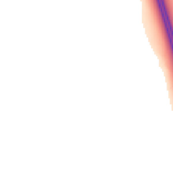 Night-time road noise heatmap for PE28 5NR