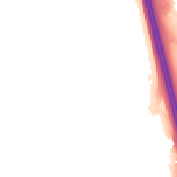 Night-time road noise heatmap for PE28 5PH