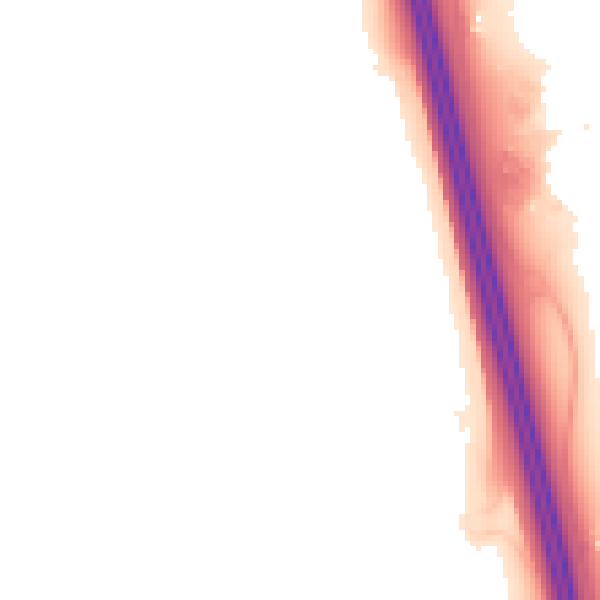 Night-time road noise heatmap for PE28 5QL