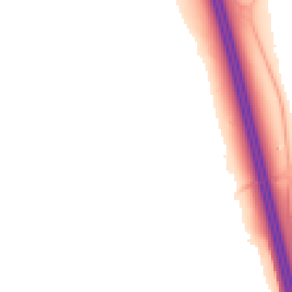 Night-time road noise heatmap for PE28 5RH