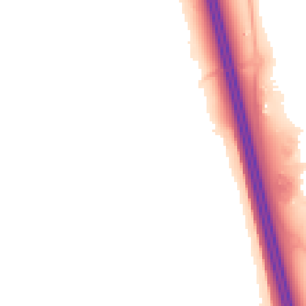 Night-time road noise heatmap for PE28 5TP