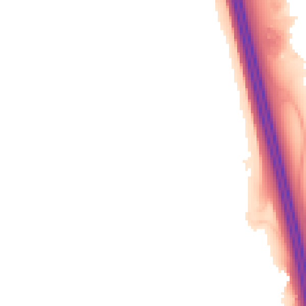 Night-time road noise heatmap for PE28 5XB
