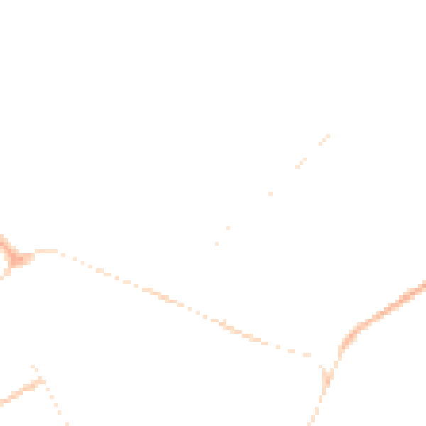 Night-time road noise heatmap for PE29 1BY