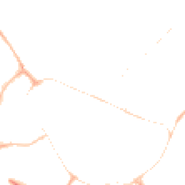 Night-time road noise heatmap for PE29 1HT