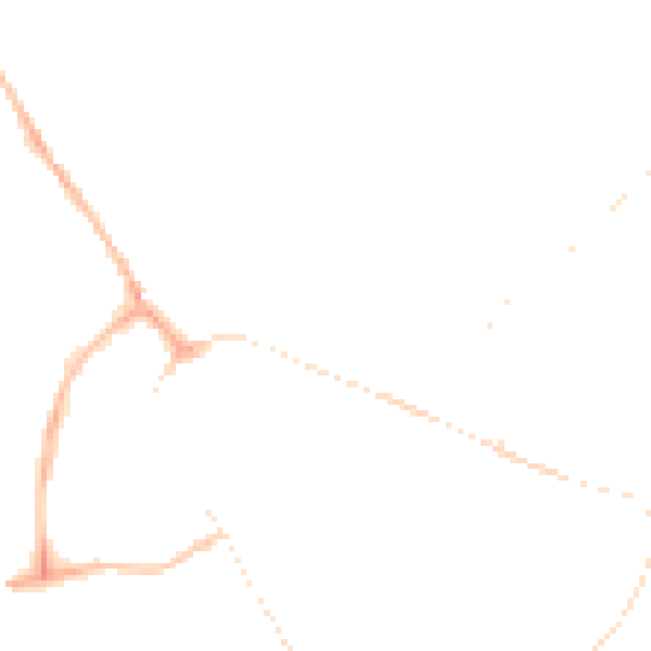 Night-time road noise heatmap for PE29 1JD