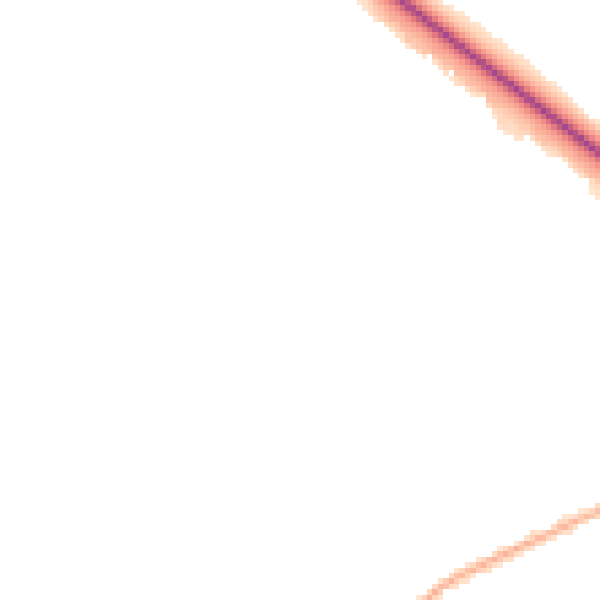Night-time road noise heatmap for PE29 1QE