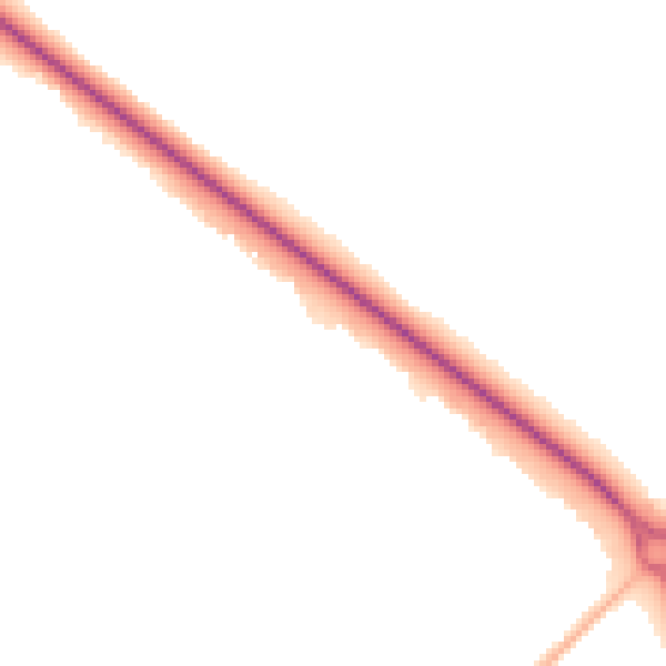 Night-time road noise heatmap for PE29 1XD
