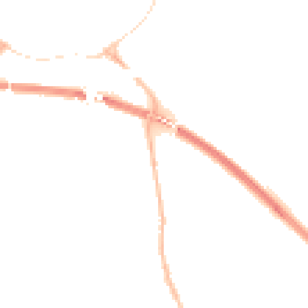 Night-time road noise heatmap for PE29 2AF