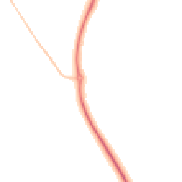 Night-time road noise heatmap for PE29 2NF